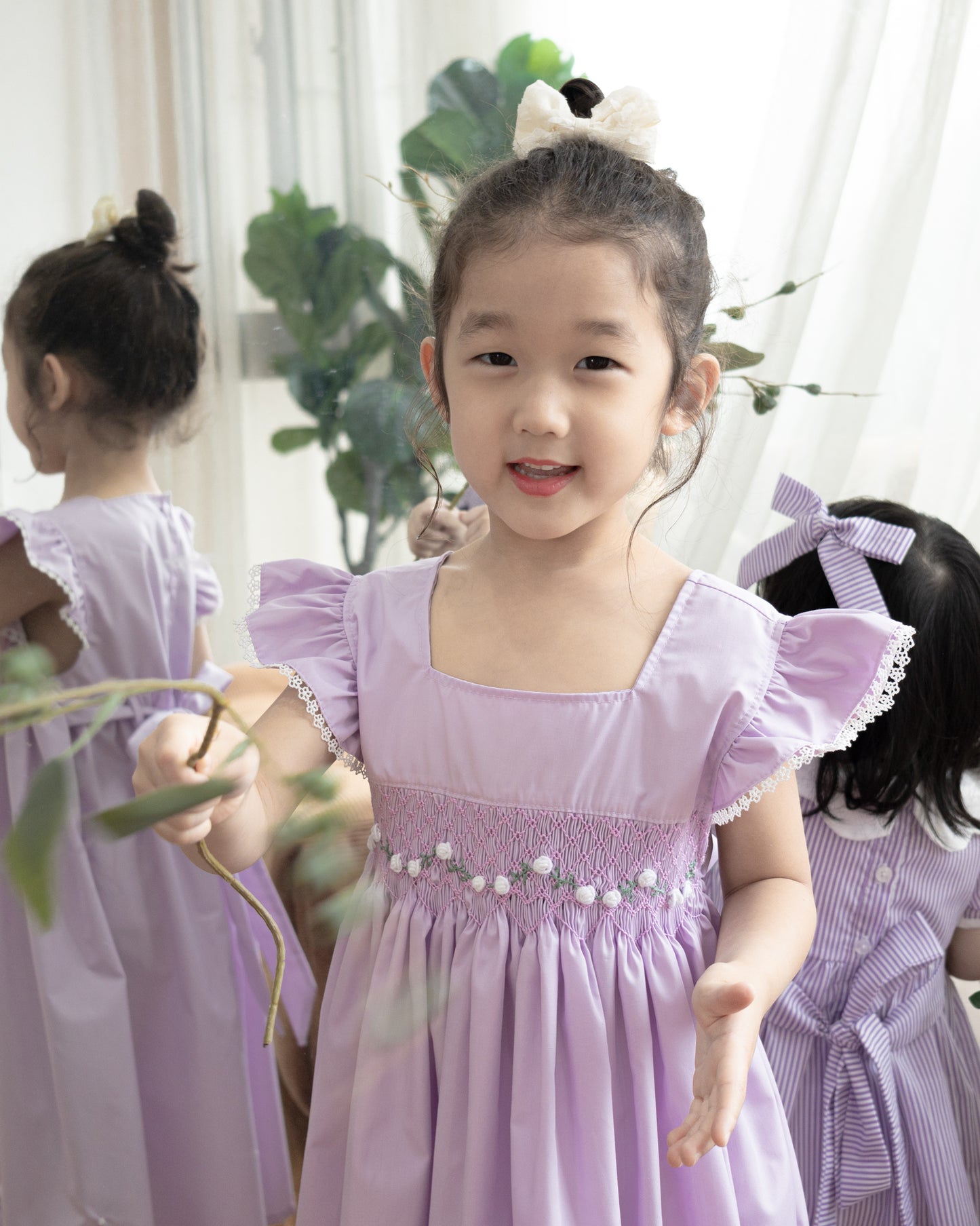 BORA DRESS - The Korean Purple Smock Dress