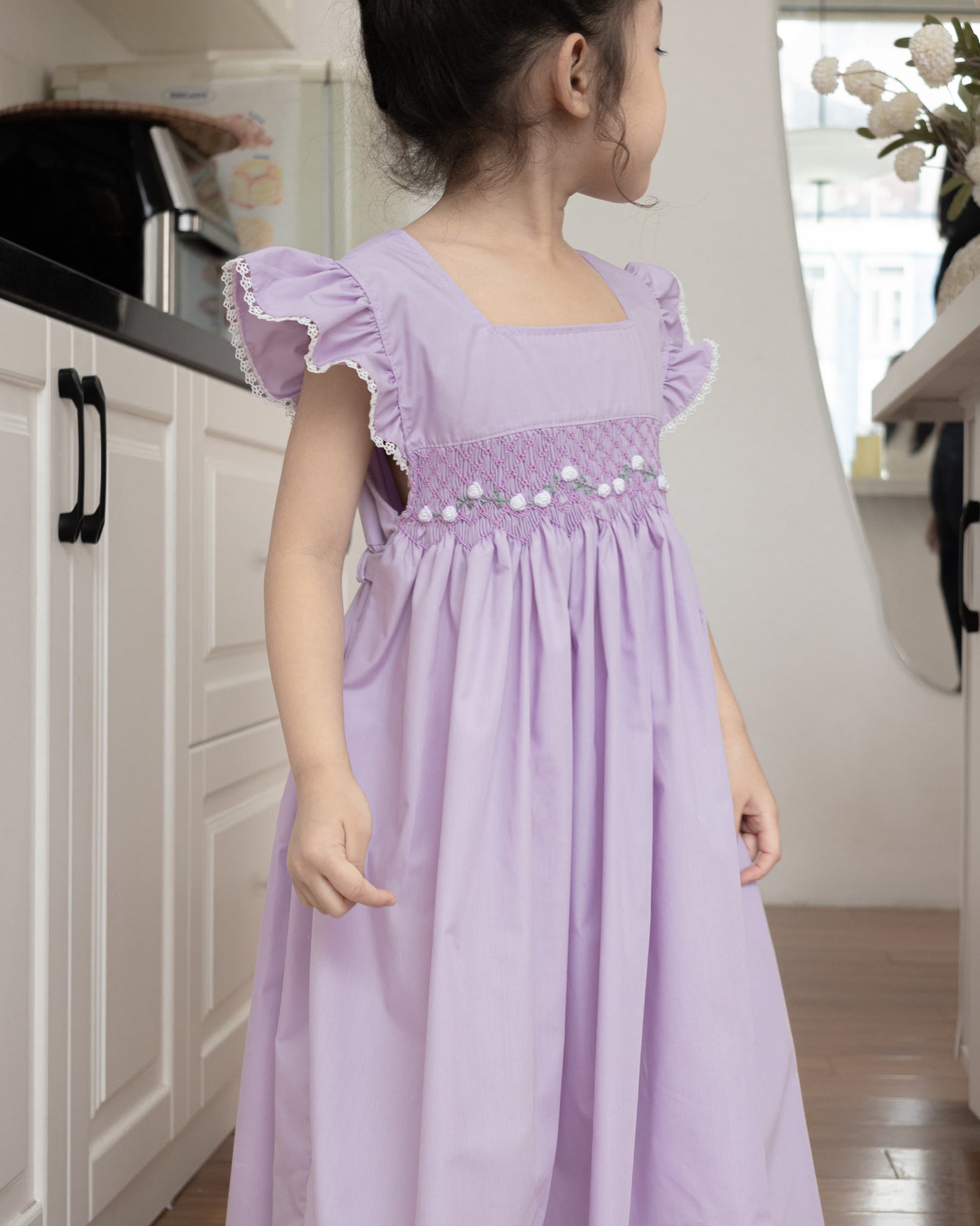 BORA DRESS - The Korean Purple Smock Dress
