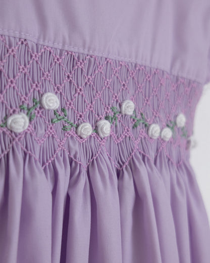 BORA DRESS - The Korean Purple Smock Dress