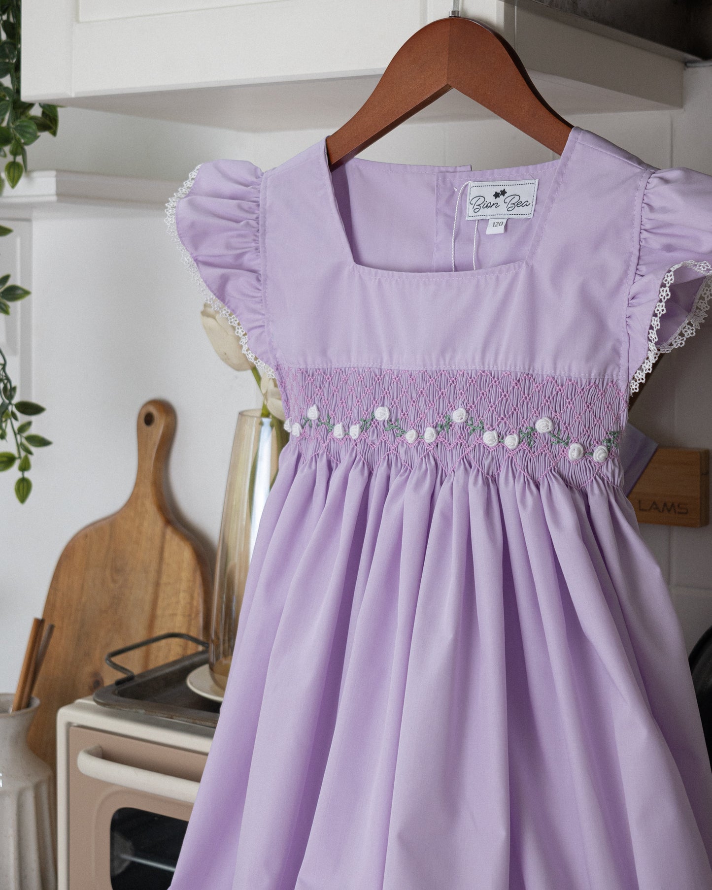 BORA DRESS - The Korean Purple Smock Dress